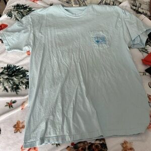 Southern Fried Cotton Sky Blue Short Sleeve Tee